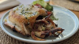 choco a la plancha en salón