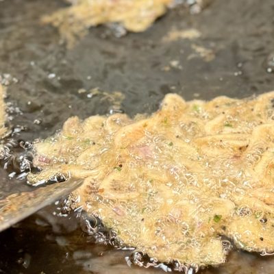 Tortillita camarones frita