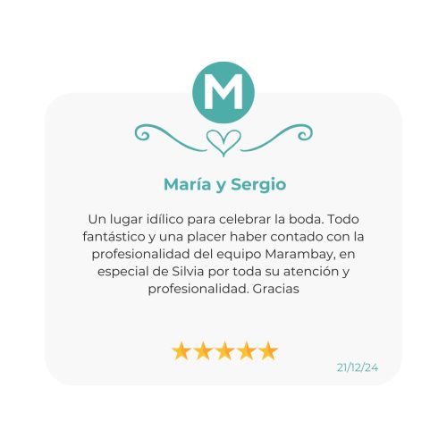 Reseña boda María y Sergio